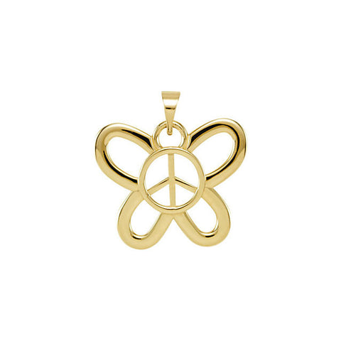 Pendant > Sign > Peace > Shaped > Butterfly