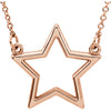 Necklace > 16" > Star