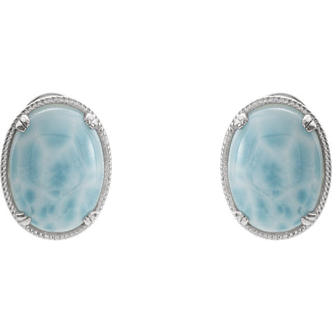 Earrings > Larimar