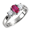 Ring > Ruby & Diamond