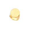 Ring > Signet > Men's > Oval > Solid > 14x12mm