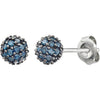 Earrings > Diamond > Blue > 1/3 CTW