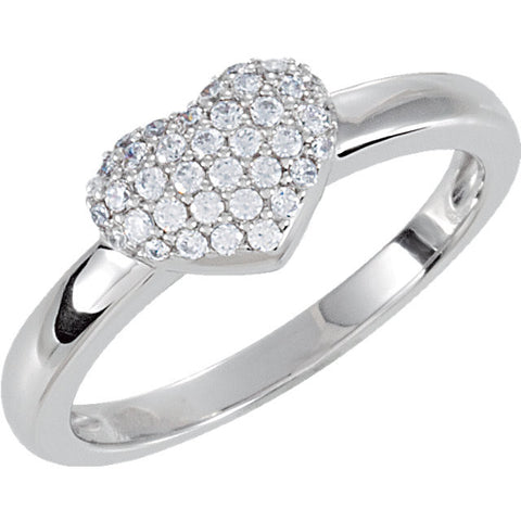 Ring > Heart > Pave > Zirconia > Cubic