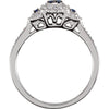 Ring > Sapphire & Diamond > Blue > Genuine