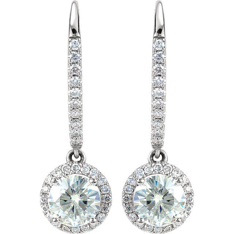 Earrings > Diamond > and > Moissanite > Created