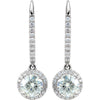 Earrings > Diamond > and > Moissanite > Created