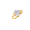 Ring > Stackable > Chalcedony > Blue