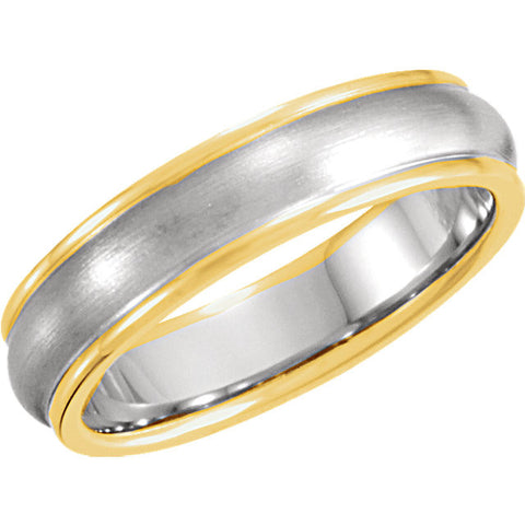 Band > Fit > Comfort > 5mm > Two-Tone > 14kt