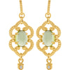 Earrings > Diamond > .03 CTW > & > Peridot