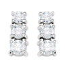 Earrings > 3-Stone > Diamond > 9/10 CTW