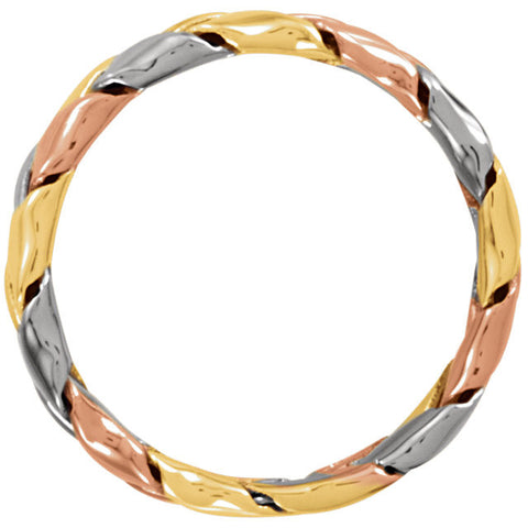 Band > Woven > Hand > 5.5mm > Tri-Color > 14kt