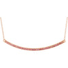 Necklace > 18" > Bar > Diamond > 1/6 CTW