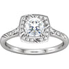 Ring > Engagement > Diamond > CTW > 1/Zirconia & 1 > Cubic > 5.75mm