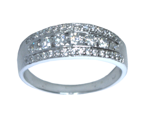 Dazzling 1.00 ctw Diamond Anniversary Ring