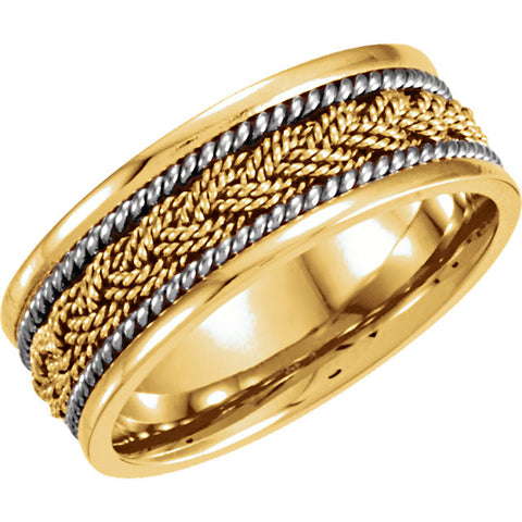Band > Hand-Woven > Two-Tone > 14K