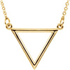 Necklace > 16" > Triangle > 15.4x19mm