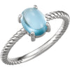 Ring > Cabochon > Topaz > Blue > London.*Multiple Stone and Metal options avaiable*