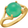 Ring > Cabochon > Chalecedony > Blue.*Multiple Stone and Metal options avaiable*