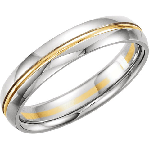 6 > Band > Design > 4.5mm > Two-Tone > 14kt