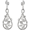 Earrings > Leaf > Infinity-Inspired > Diamond > 1/5 CTW