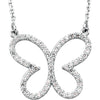 Necklace > 16" > Butterly > Diamond > 1/3 CTW