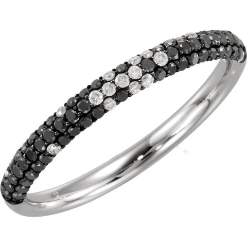 Ring > Diamond > Black & White > 3/8 CTW