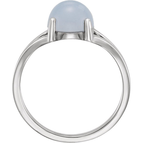 Ring > Cabochon > Chalecedony > Blue.*Multiple Stone and Metal options avaiable*