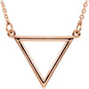 Necklace > 16" > Triangle > 15.4x19mm