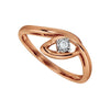 Ring > Promise > Diamond > .04 CTW > Rose-Plated > &