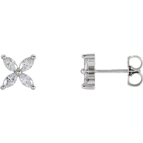 Earrings > Diamond > 5/8 CTW