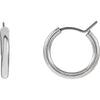 Earrings > Hoop > Rhodium-Plated > Blomdahl®