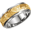 Band > Hand-Engraved > 7mm > Two-Tone > 14kt