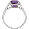 Ring > Diamond > .05 CTW > & > Opal