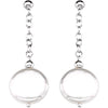 Earrings > Pearl > Coin > Cultured > Freshwater > 12-13mm