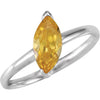 Ring > CZ > Colored > Citrine > Stackable