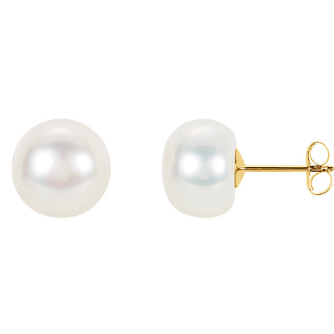 Earrings > Pearl > Cultured > Freshwater > 10mm to 11mm