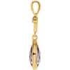 Pendant > Amethyst & Diamond > Genuine