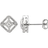 Earrings > Filigree > Diamond > .075 CTW