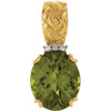 Pendant > Diamond > .03 CTW > & > Peridot