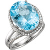 Ring > Spiral > Diamond > CTW > 1/Topaz & 1 > Blue > Swiss