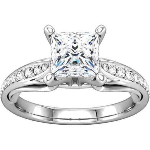 Ring > Engagement > Diamond > CTW > 1/Zirconia & 1 > Cubic