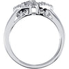 Ring > Design > Heart > Double > Diamond > .05 CTW