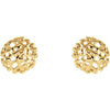 Earrings > Stud > Textured > 8mm