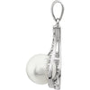 Pendant > Diamond > CTW > 1/Pearl & 1 > Freshwater > 8-8.5mm