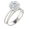 Ring > Engagement > Diamond > CTW > 3/Zirconia & 3 > Cubic