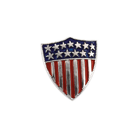 Pin > Lapel > Honor > of > Shield > American