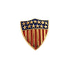 Pin > Lapel > Honor > of > Shield > American